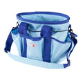 Horze Grooming Tote Bag For Horses, Dogs With Shoulder Strap And 6 Pockets For Supplies  12'' X 8'' X 9'' - Light Blue - One Siz