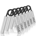 Zeagus Grip Strength Trainer 6 Pack,100Lb-350Lb Metal Hand Grip Strengthener,Non-Slip Heavy-Duty Forearm Exerciser,Hand Gripper 