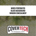 Hunting Blind Window Camo - See Through CoverTech HD Window Camo - 24    x 59    - Realtree APX