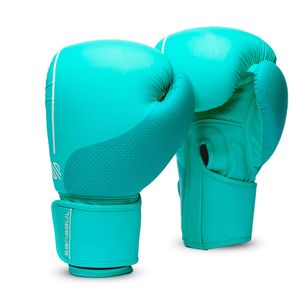 Sanabul Womens Easter Egg Boxing Gloves (Mint, 12 Oz)