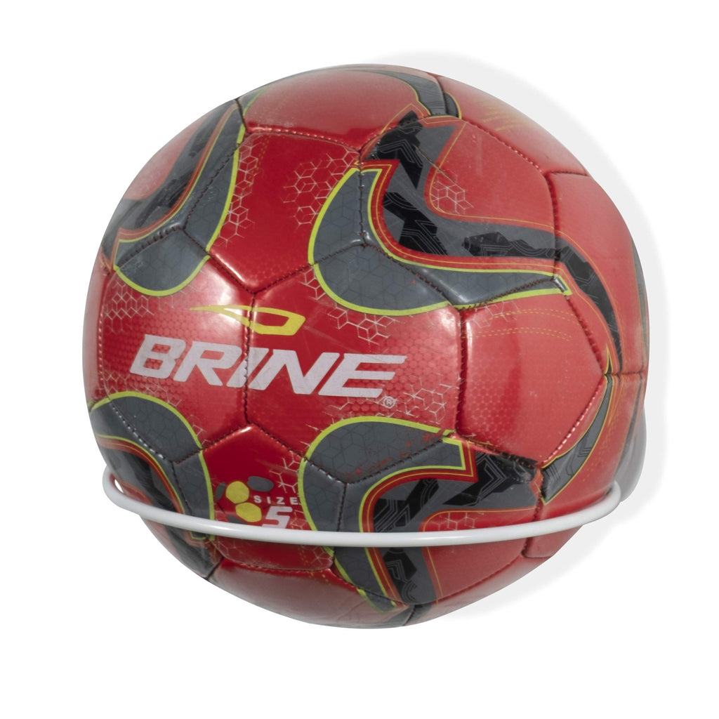 Wallniture Sporta Wall Mount Ball Storage, Ball Holder Organization And Storage Rack For Basketball, Football, Soccer Balls, Met