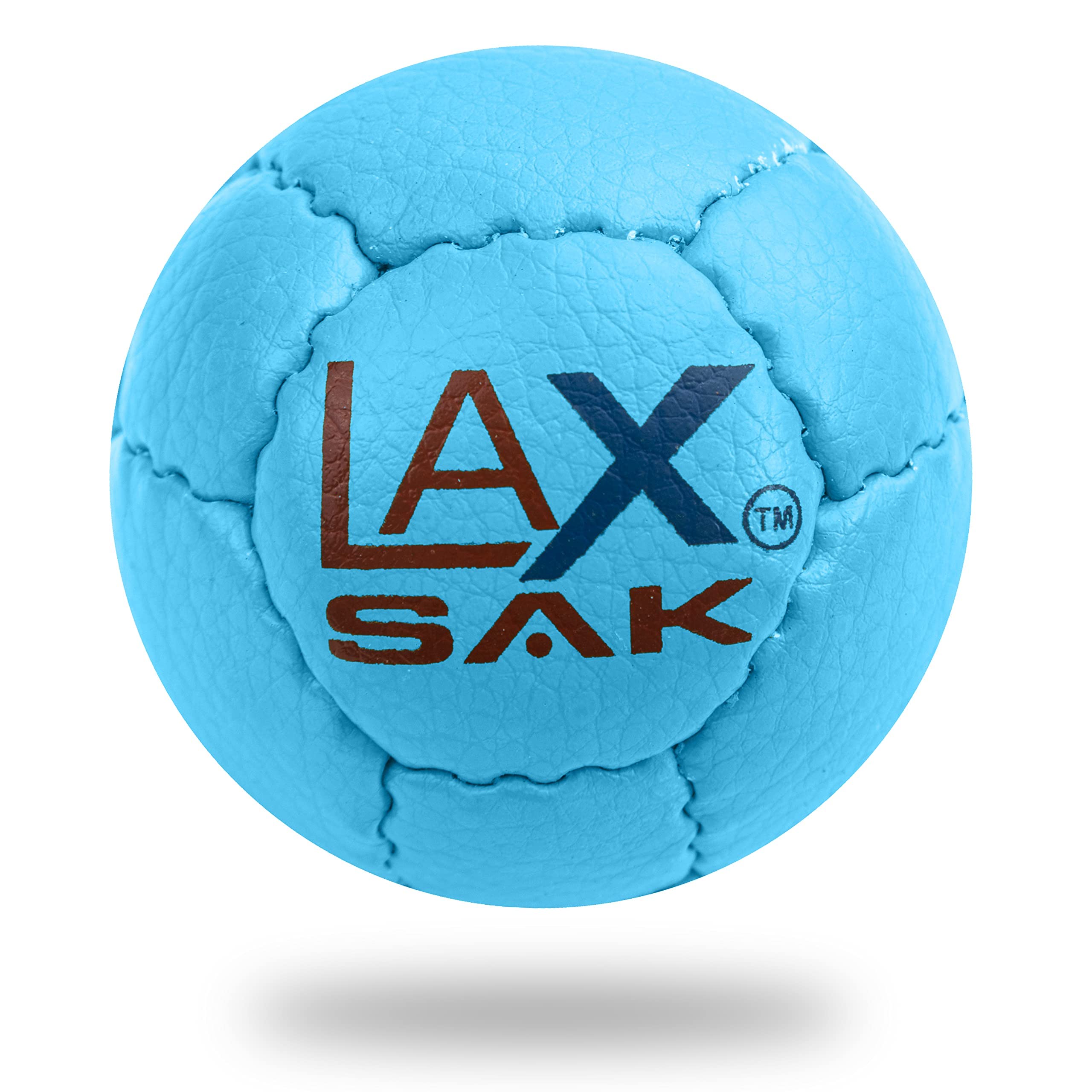 Lax Sak Soft Practice Lacrosse Balls - 60 American Flag Balls, Regulation Weight & Size, Ideal for Indoor & Outdoor Practice, Mi