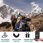 Frelaxy Sleeping Bag Liner, Warm Weather Ultralight Comfy & Easy Care Travel & Camping Sheet With Pillow Pocket, 4 Seasons Cold,