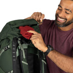 Osprey Talon 33L Mens Lightweight Hiking Backpack - Daypack for Travel & Camping, Green Canopy/Pine Leaf