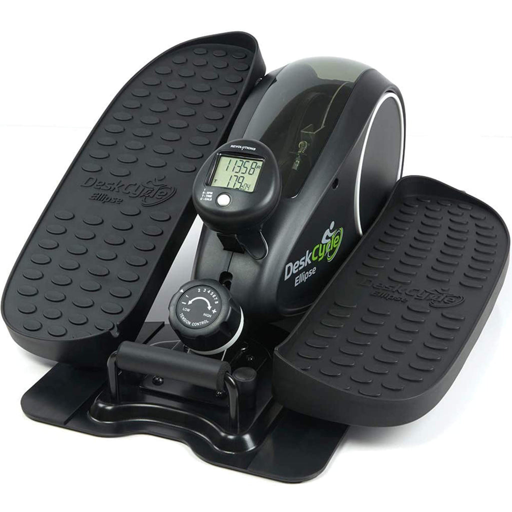 Deskcycle Ellipse Leg Exerciser - Under Desk Elliptical Machine And Foot Pedal Exerciser - Leg Exerciser While Sitting - Compact