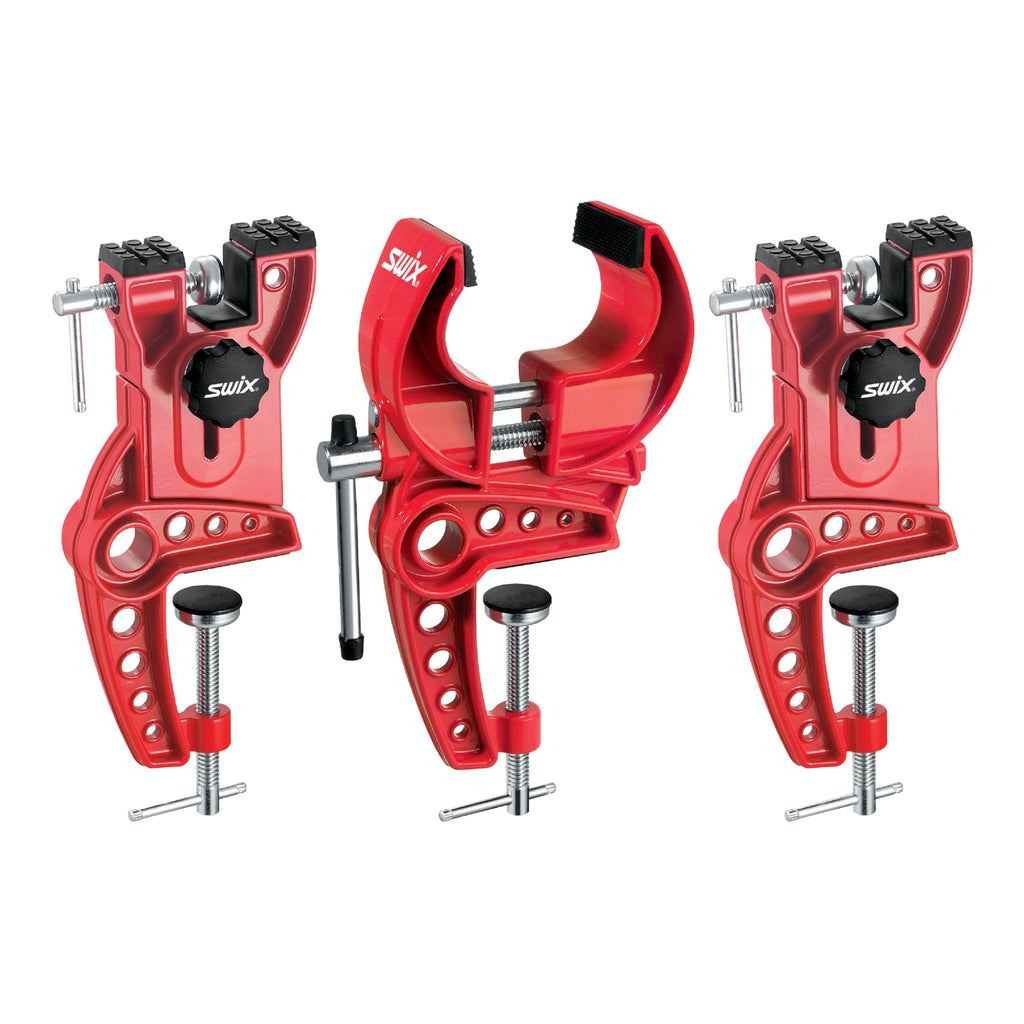 SWIX T149-50 Ski Vise With 50mm Wide Jaws | Durable Adjustable Clamps For Waxing And Tuning Alpine & Downhill Skis