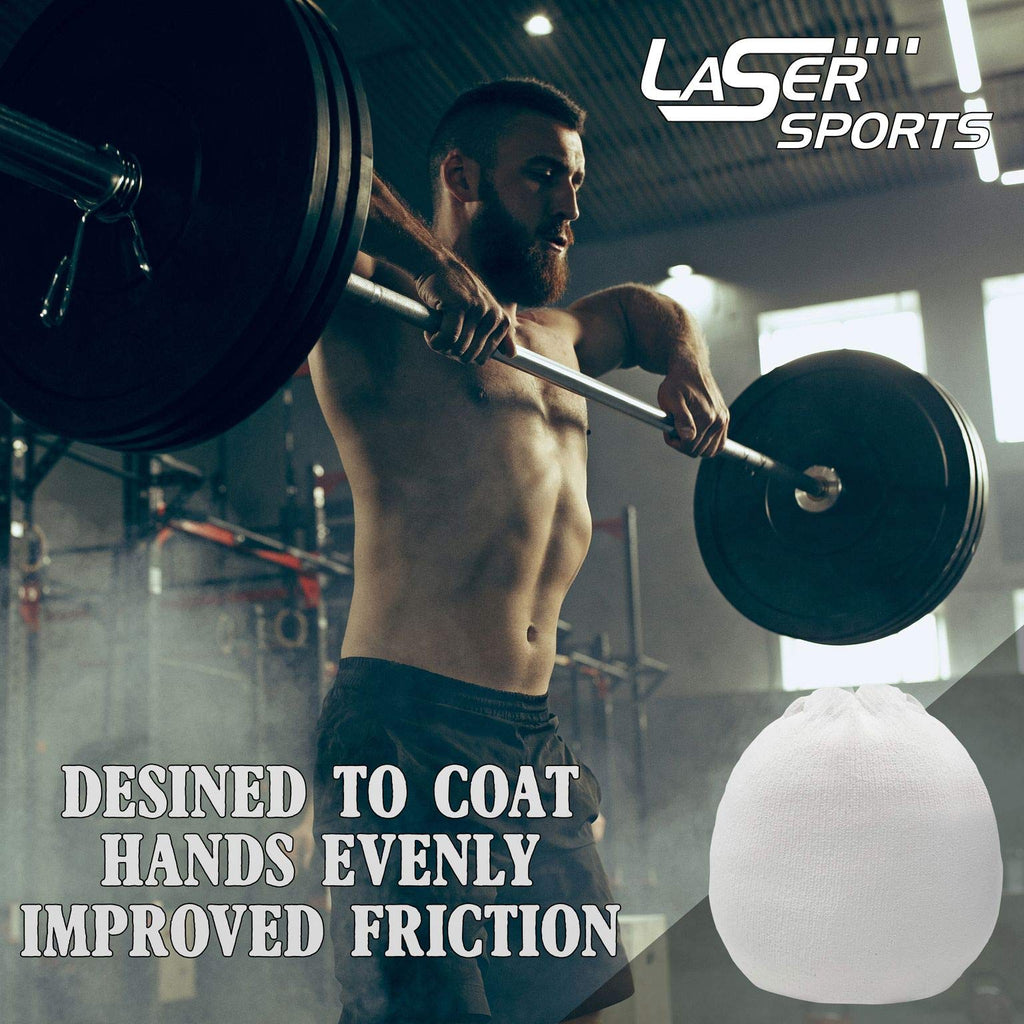 Laser Sports Chalk Ball Sock - Great For Weightlifting And Powerlifting - Increase Your Grip While Rock Climbing And Performing