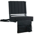 SPORT BEATS Stadium Seats with Back Support Bleacher Chairs with Back and Cushion Thick Padded Bleacher Seats Includes Shoulder 
