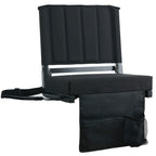 SPORT BEATS Stadium Seats with Back Support Bleacher Chairs with Back and Cushion Thick Padded Bleacher Seats Includes Shoulder 