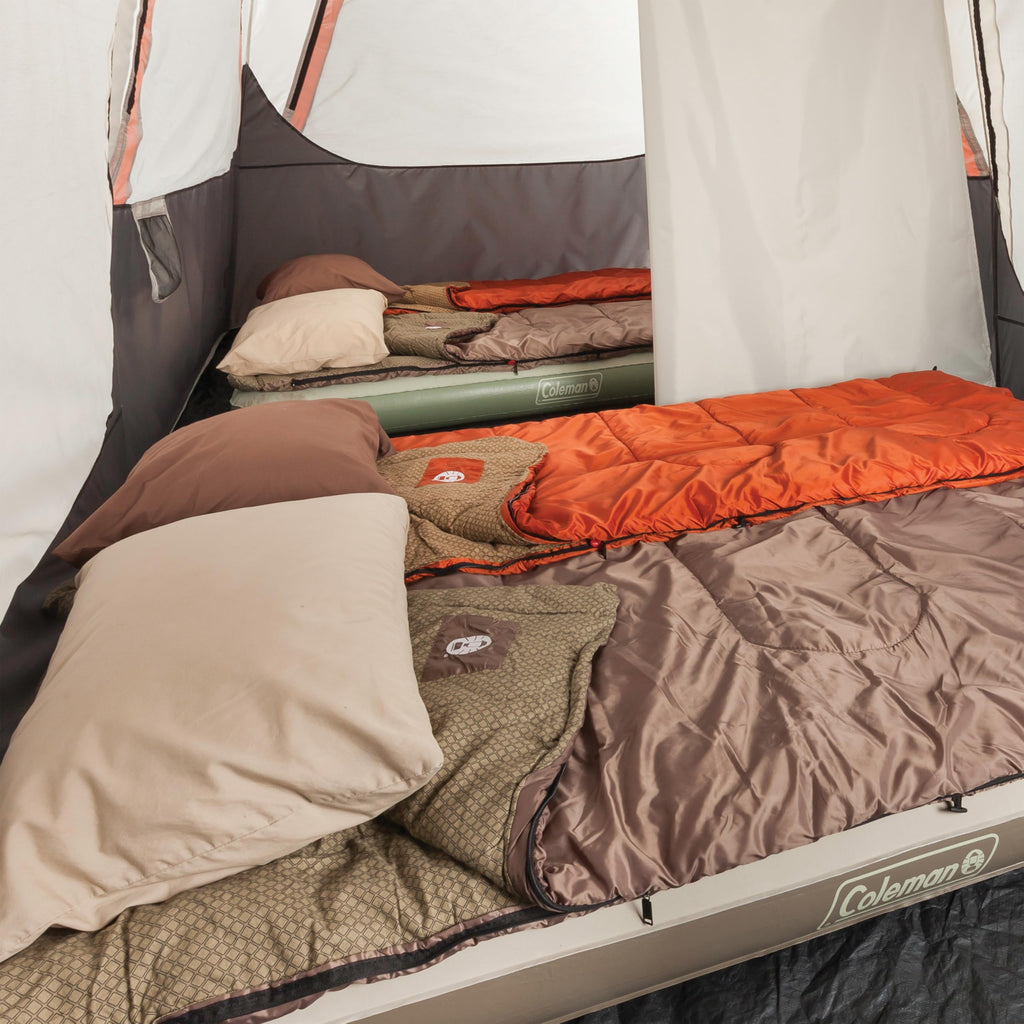 Coleman 6-Person Weathermaster Tent With Screened Porch, Weatherproof Tent With Screen Room, Rainfly & Carry Bag Included
