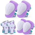 FIODAY Knee Pads for Kids Knee and Elbow Pads Wrist Guards Adjustable Protective Gear Set for Inline Skating Biking Skateboard S