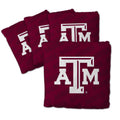 YouTheFan Officially-Licensed NCAA Texas A&M Aggies Set of 4 Cornhole Bags - All Weather Regulation 6    x 6    Size - 16oz Weig