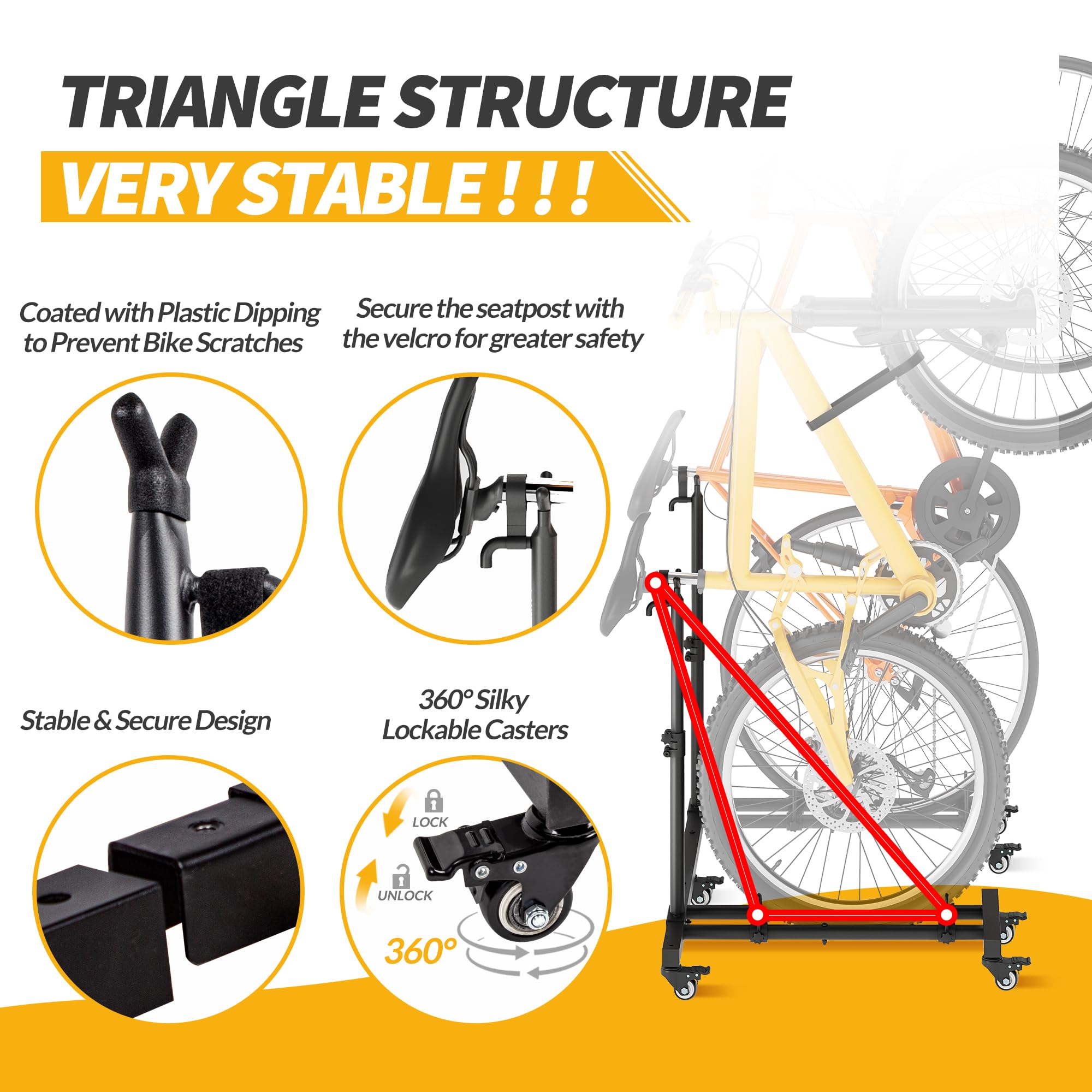 Sttoraboks Vertical Bike Stands (2 Pack)