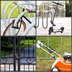 Sportneer Bike Lock - 17mm Shackle Heavy Duty Anti Theft Bike U Lock with 2 Keys - Bicycle U-Locks with Sturdy Mounting Bracket