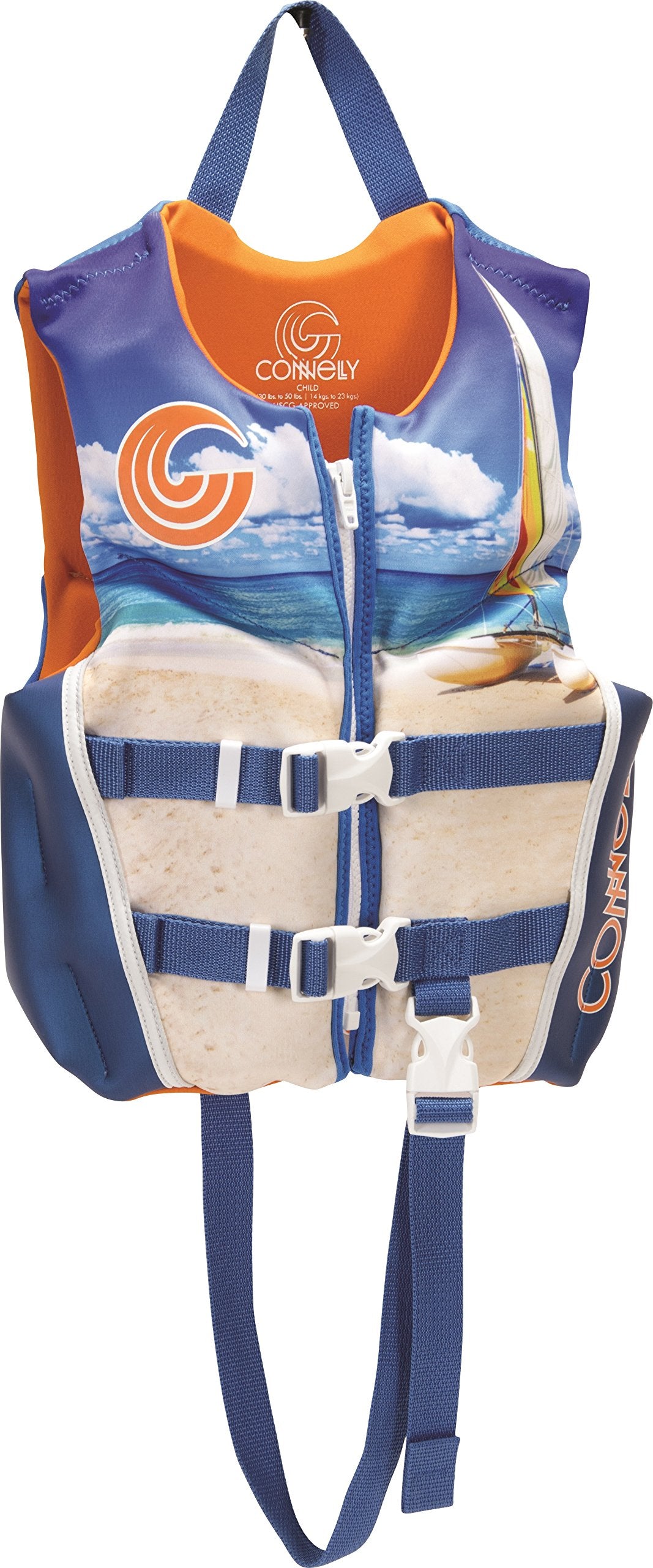 Connelly Child Neoprene Vest, 20-25'' Chest, Boy 2017