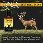 Conquest Scents Evercalm Deer Herd Scent Bottle - Deer Attractant & Calming Scent, All-Season Effectiveness, Versatile Hunting L