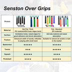 Senston Tennis Badminton Racket Grip Tape Squash Racuqet Handle Wrap Pickleball Overgrips Racket Grip Replacement