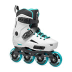 Rollerblade Lightning Women'S Urban Inline Skate, White And Aqua