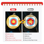 Molfuj Archery Targets Paper, 50Pcs Bow And Arrow Targets For Hunting Backyard, Archery Target Practice Accessories(5 Rings,15.7