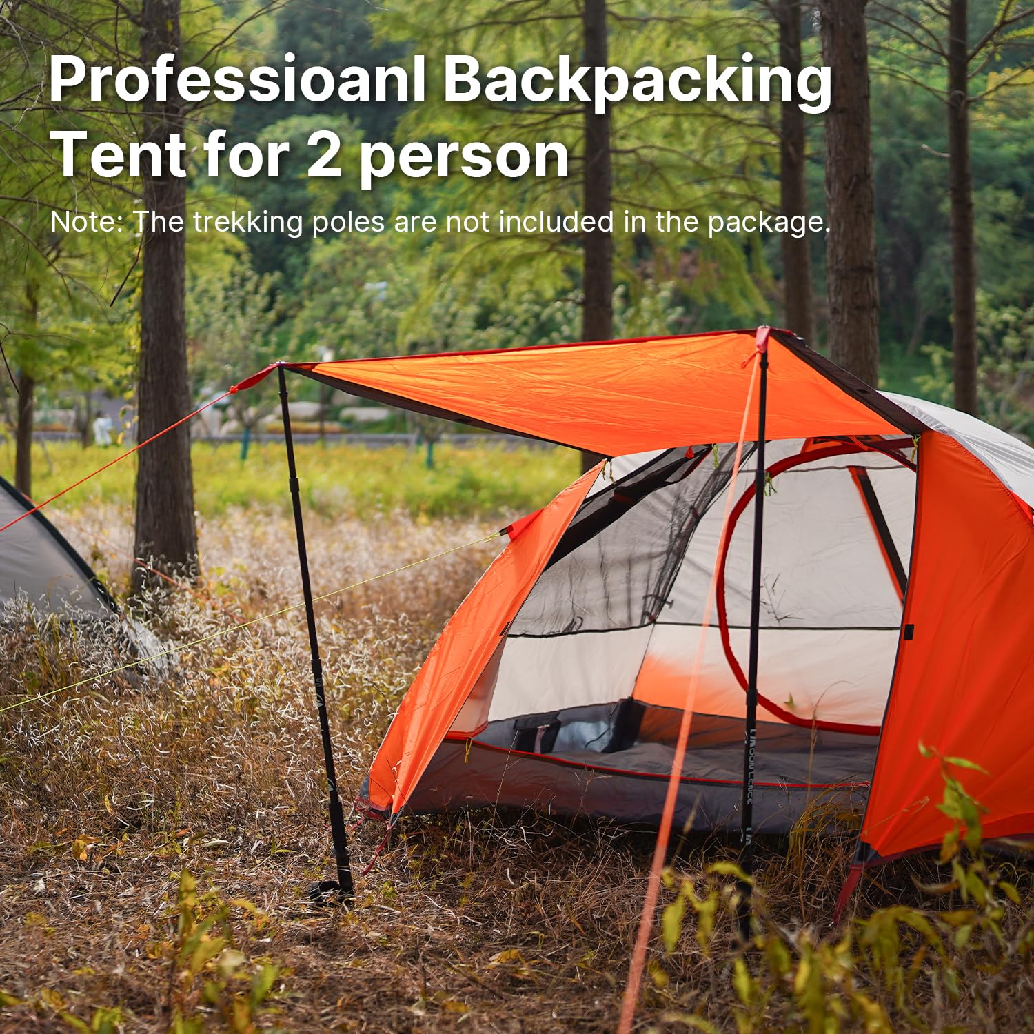 Moon Lence Professional Camping Tent 2 Person Tent Backpacking Tent, Water & Wind Proof Ultralight Equipment For Mountaineering