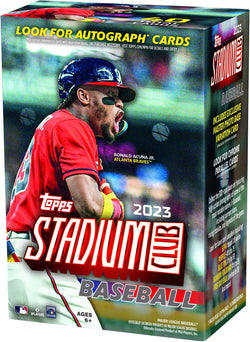 2023 Topps Stadium Club Baseball Factory Sealed Value Box - Baseball Complete Sets