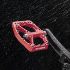 Rockbros Mountain Bike Pedals Flat Mtb Pedals Nylon Fiber Bicycle Platform Pedals For Road Mountain Bmx Mtb Bikes Red