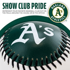 Franklin Sports Oakland Athletics Mlb Team Baseball - Mlb Team Logo Soft Baseballs - Toy Baseball For Kids - Great Decoration Fo