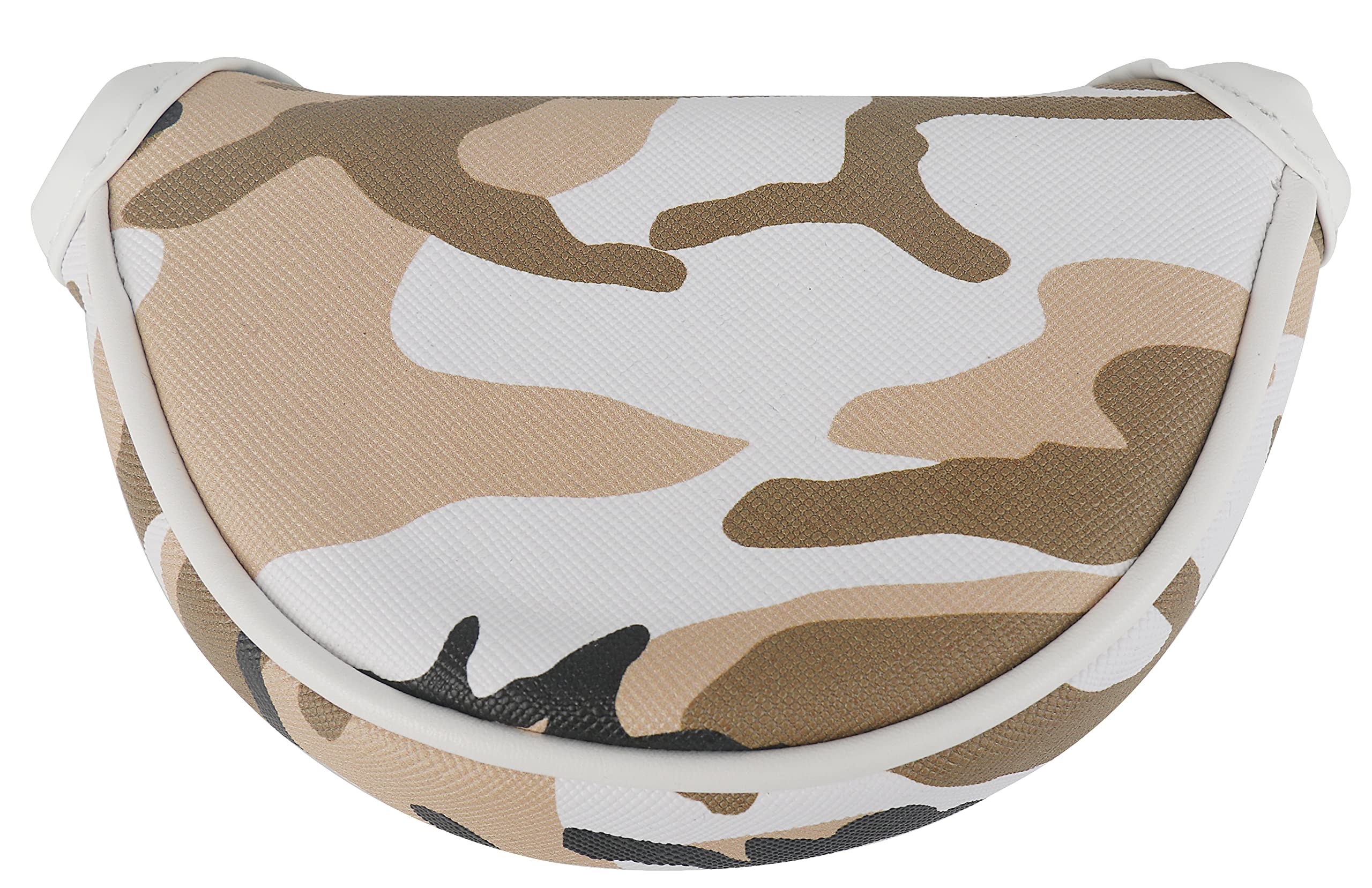 Histar Golf Small Mallet Putter Cover With Magnetic Closure For Scotty Cameron (Camouflage Brown)