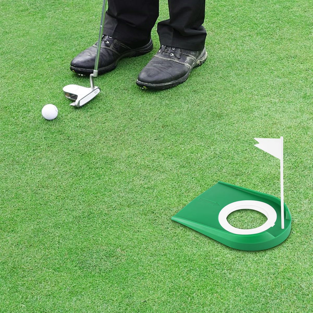 2 Pack Golf Putting Cup With Flag Indoor Golf Putting Hole Golf Hole Training Aids
