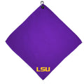 Team Golf NCAA LSU Tigers Microfiber Golf Towel, 15x15 (Multicolor)