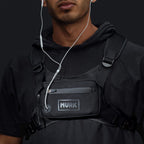 Mvrk Water Resistant Chest Pack - Minimalist Running Pack For Workouts, Running Phone Holder With Extra Storage, Lightweight Run
