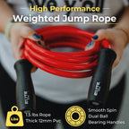 Elitesrs, Muay Thai 2.0 Weighted Jump Rope - Heavy 1.3Lb Pvc Drag Rope (10Ft)