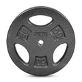 Cap Barbell Standard 1-Inch Grip Weight Plates 50 Lbs Black, Pack (X1)