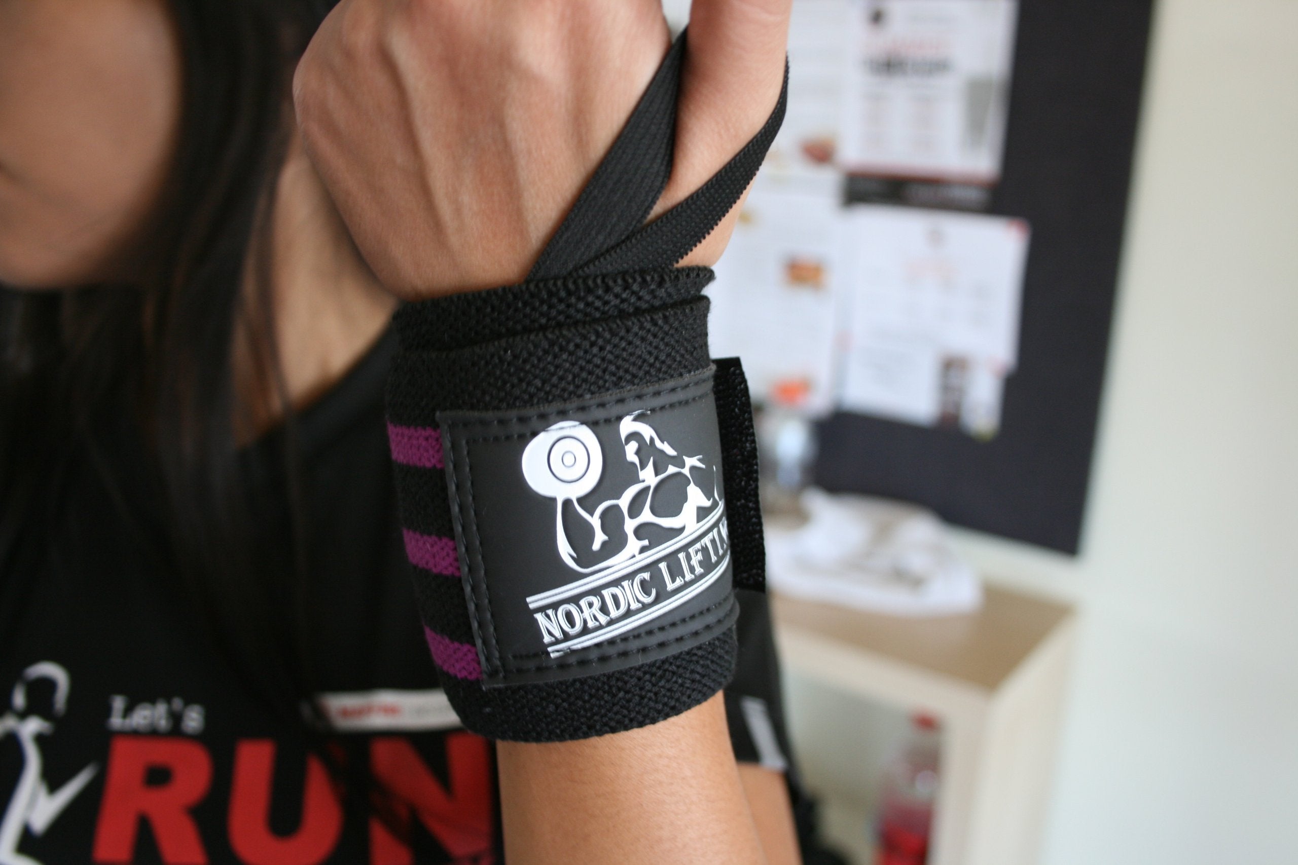 Wrist Wraps + Lifting Straps Bundle (2 Pairs) For Weightlifting, Cross Training, Weight Lifting, Workout, Gym, Powerlifting, Bod