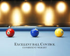 Japer Bees Classic Pool Balls Billiard Set, Regulation Size Billiard Balls Resin Ball