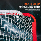 Vevor Youth Street Hockey Net Indoor Outdoor Steel Hockey Goal For Kids 54''X44''