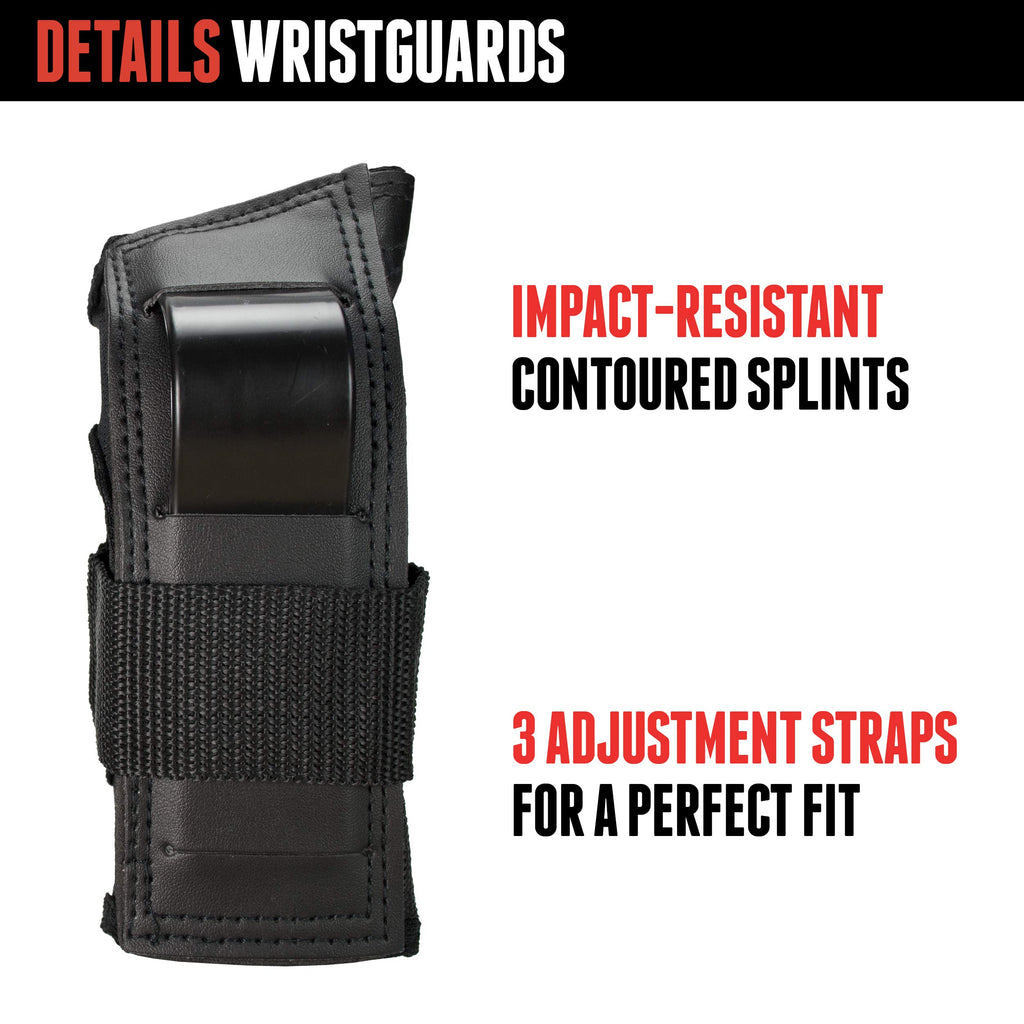 Triple Eight Saver Series Pad Set With Kneesavers, Elbowsavers And Wristsavers, Medium, Black