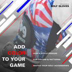Bg Bender Golf Glove  Wear On Left  (Blue, Mens Large)
