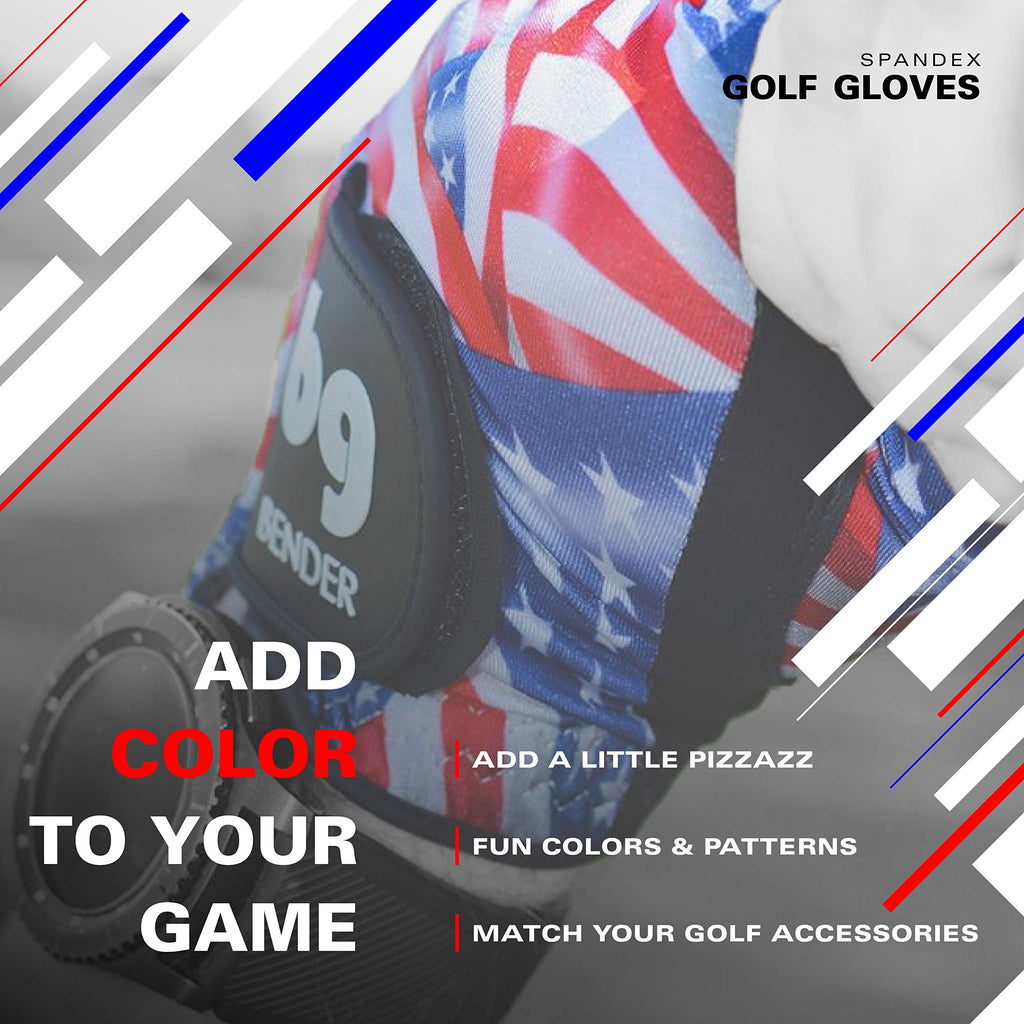 Bg Bender Golf Glove  Wear On Left  (Pink, Ladies Large)