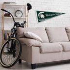 Rico Industries Ncaa Michigan State Spartans Classic 12'' X 30'' Felt Wall D  Cor Pennant - Great For Home/Bed Room/Man Cave D