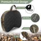 Urmona Portable Hunting Seat Cushion, 11.4 X 15.7 X 2.8In Thicken Lightweight Outdoor Cushion, Waterproof Sponge Dirty Proof Pad
