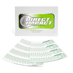 Combo Pack (100 Driver+100 Iron) Ultra-Thin Golf Impact Tape For Accurate Swing Analysis And Shot Feedback By Direct Impact Golf