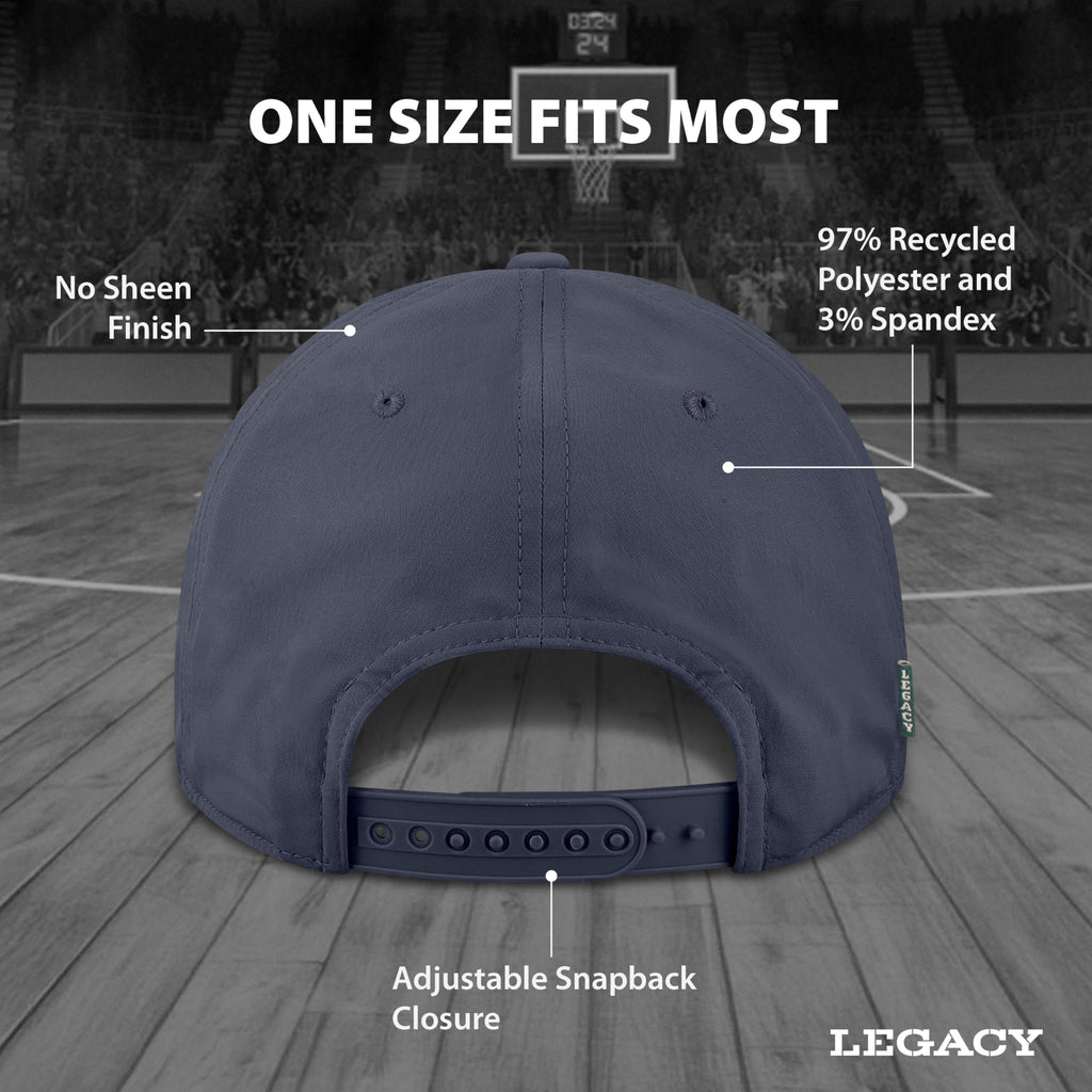 Legacy NCAA Officially Licensed Rope Hat, Michigan Wolverines, Lightweight Cap for Men & Women, Caddy Adjustable (Caddy), Navy,