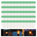 50PCS Propane Lantern Mantles String Tie Lantern Mantles Lantern Cover U-Shape Gas Lamp Mantles for Outdoor Camping Lantern, 7.5