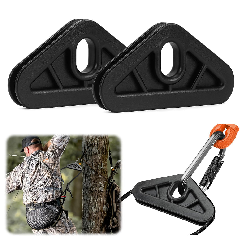 YIBOBO 2-Pack Hunting-Saddle Hip Pinch Eliminator: Lightweight Rope Bridge Spreader for Tree Saddle & Saddle Hunting Kit, Durabl