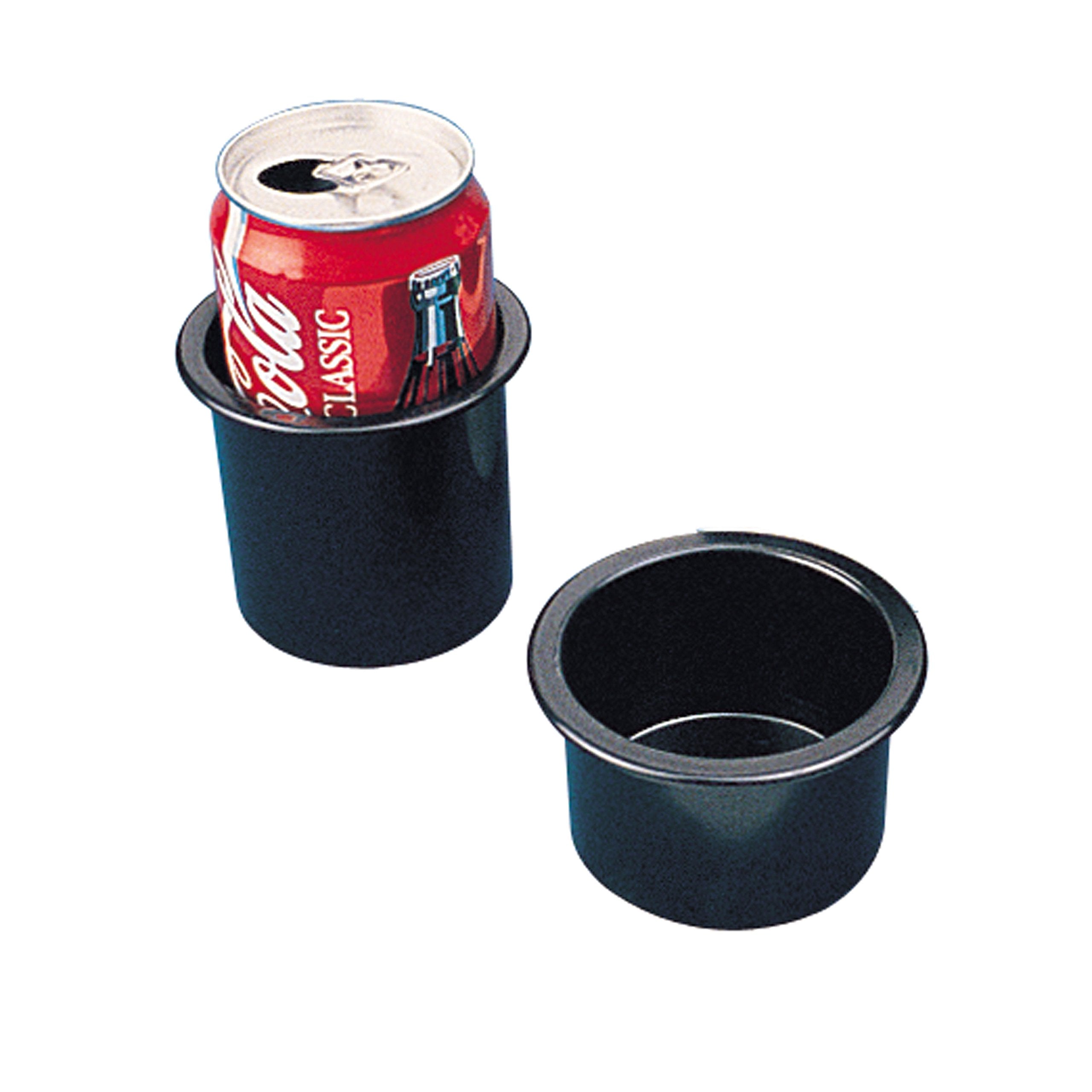 Sea-Dog 588000 Flush Mount Drink Holder, 2 Deep - Black