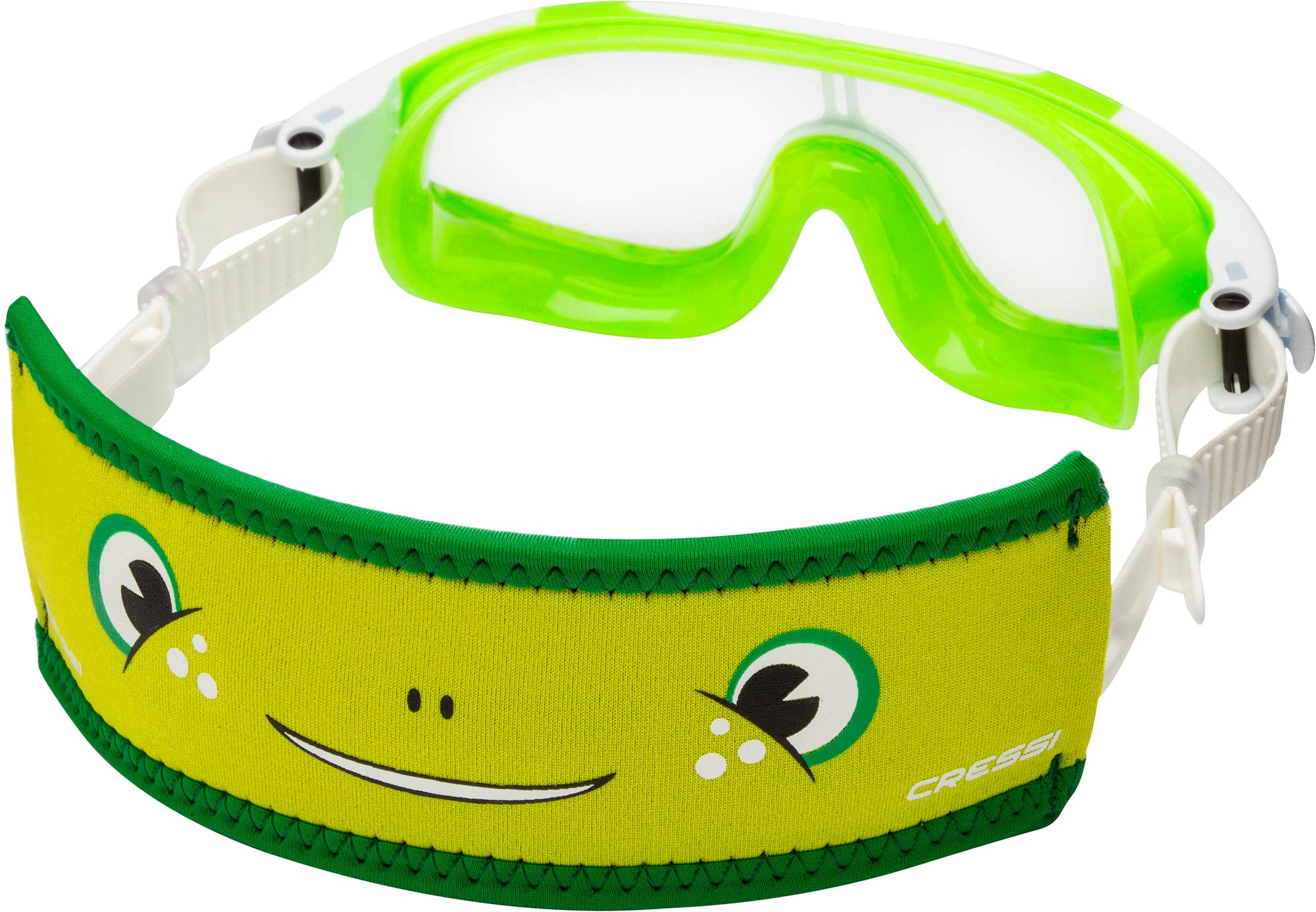 Cressi Neoprene Goggle Strap Cover, Green