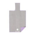 Salt & Honey Non-Slip Pilates Reformer Mat Towel (Gray)