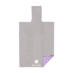 Salt & Honey Non-Slip Pilates Reformer Mat Towel (Gray)