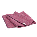 Yogasana Organic Cotton Yoga Mat - Non Slip Hand-Woven Foldable Yoga Rug Provides Excellent Comfort, Traction & Support-Travel E